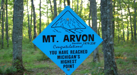 Michigan's Highest Point - Mt. Arvon