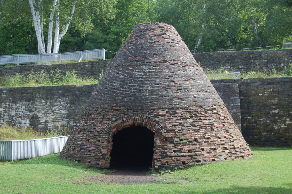 One of the few remaining charcoal kilns in Michigan