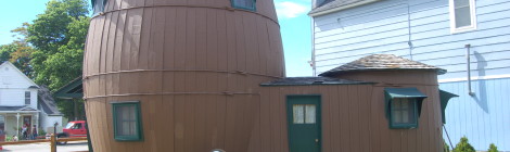 Michigan Roadside Attractions: See The Pickle Barrel House in Grand Marais