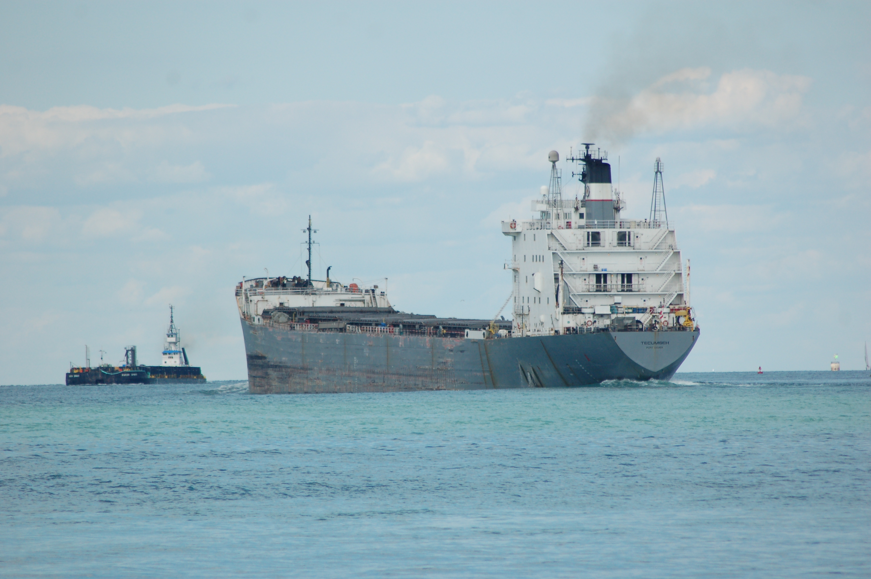Tecumseh (Lower Lakes Towing) upbound in the Detroit River