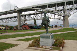 Thomas Edison Statue Grand Trunk Port Huron