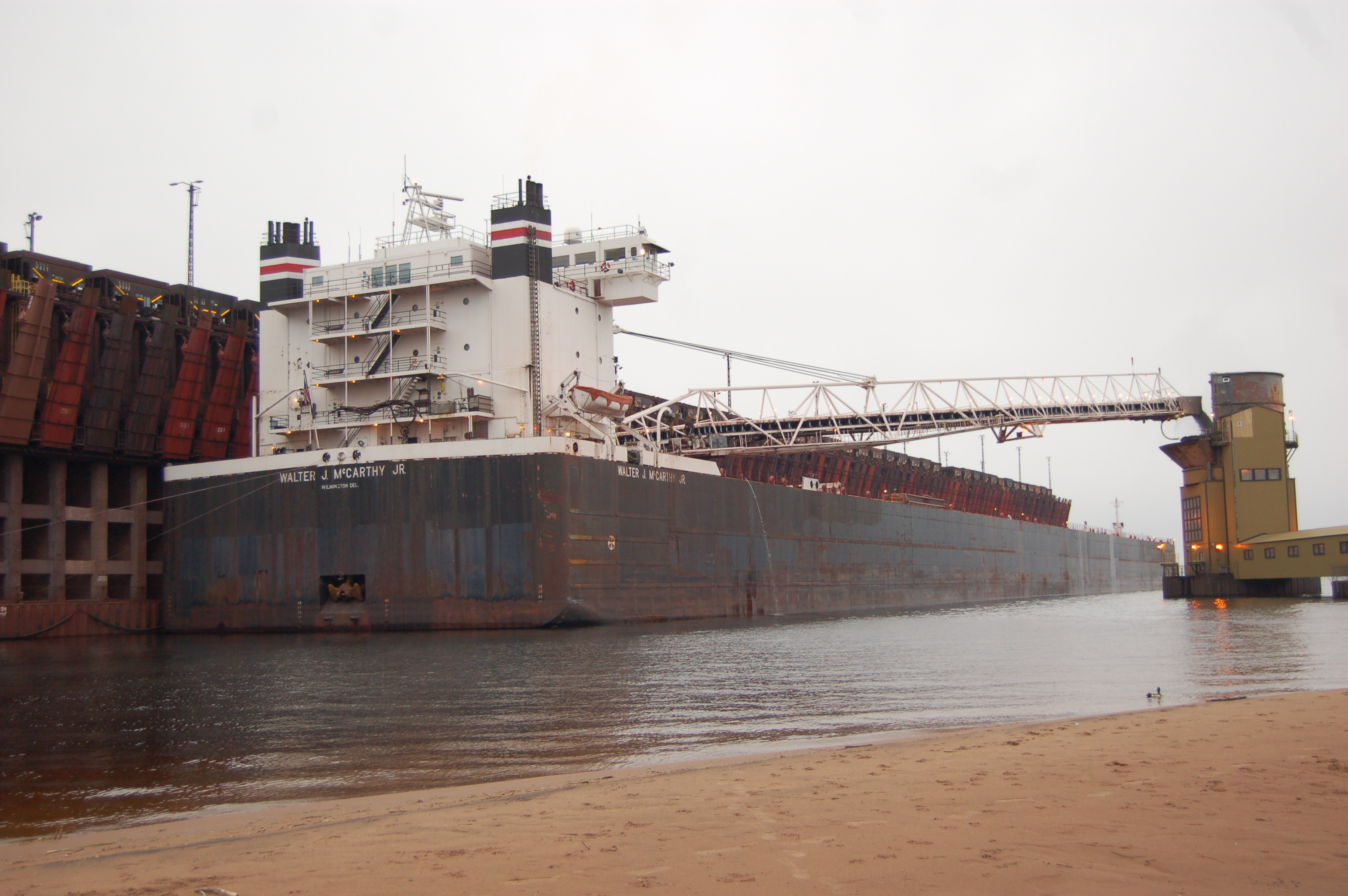 Walter S. McCarthy (American Steamship Co.) at Marquette upper harbor ore dock