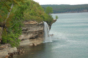 Spray Falls Pictured Rocks