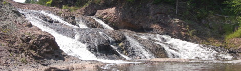 Great Conglomerate Falls - Black River Scenic Byway, Gogebic County