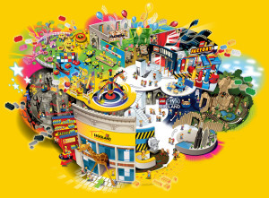 Map of Legoland Chicago Layout