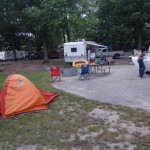 Campsite in the Pines campground