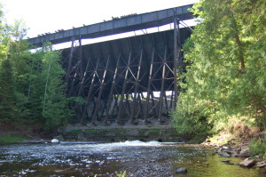 Redridge Steel Dam Front