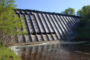 Redridge Steel Dam back