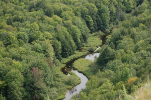 River Lake Of the Clouds Porcupine Mountains