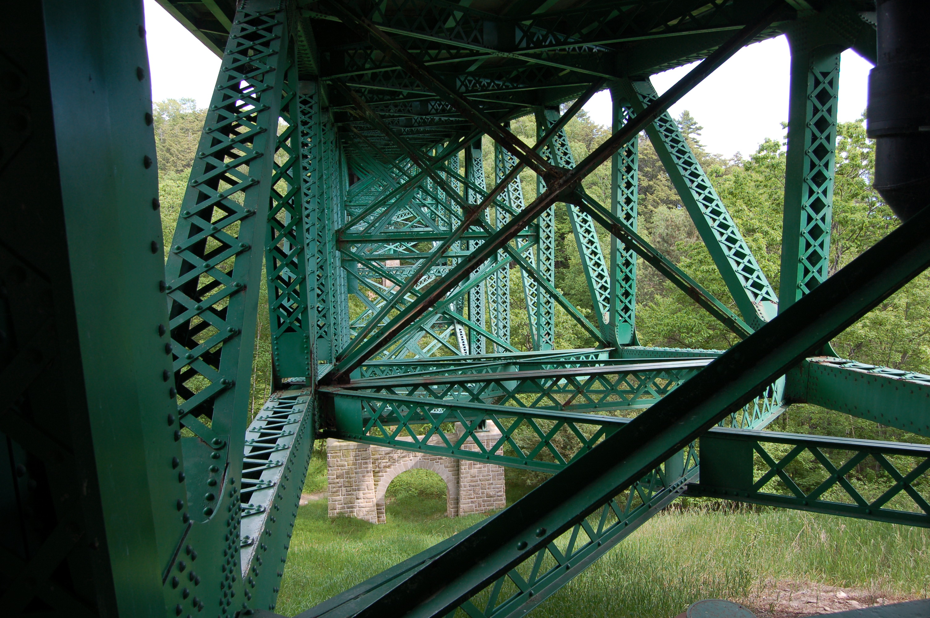 Cut River Bridge Steel Truss