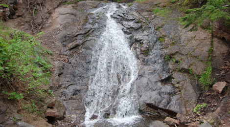Jacobs Falls - A Roadside Waterfall in Keweenaw County