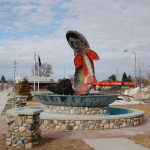 Michigan Roadside Attractions: National Trout Memorial in Kalkaska