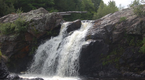Gabbro Falls on the Black River - A Stunning and Wild Gogebic County Waterfall