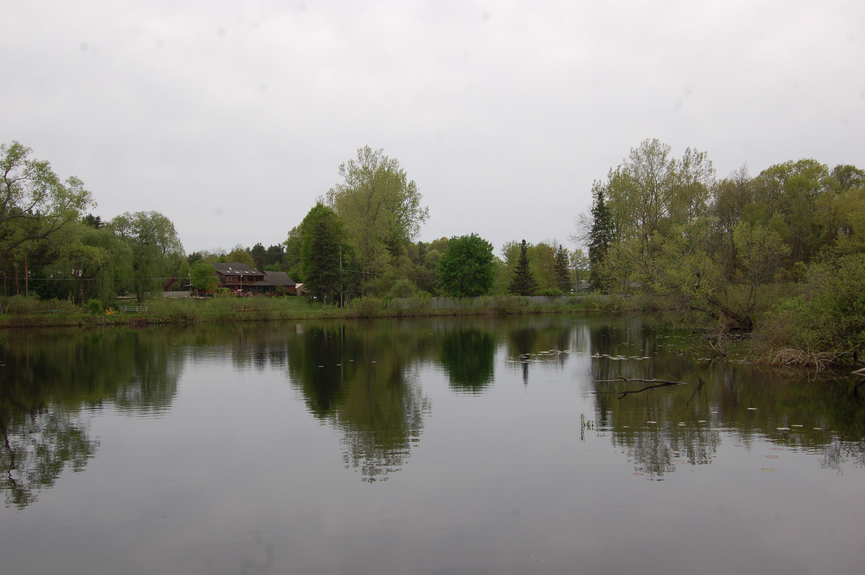 House reflection Pickerel Lake