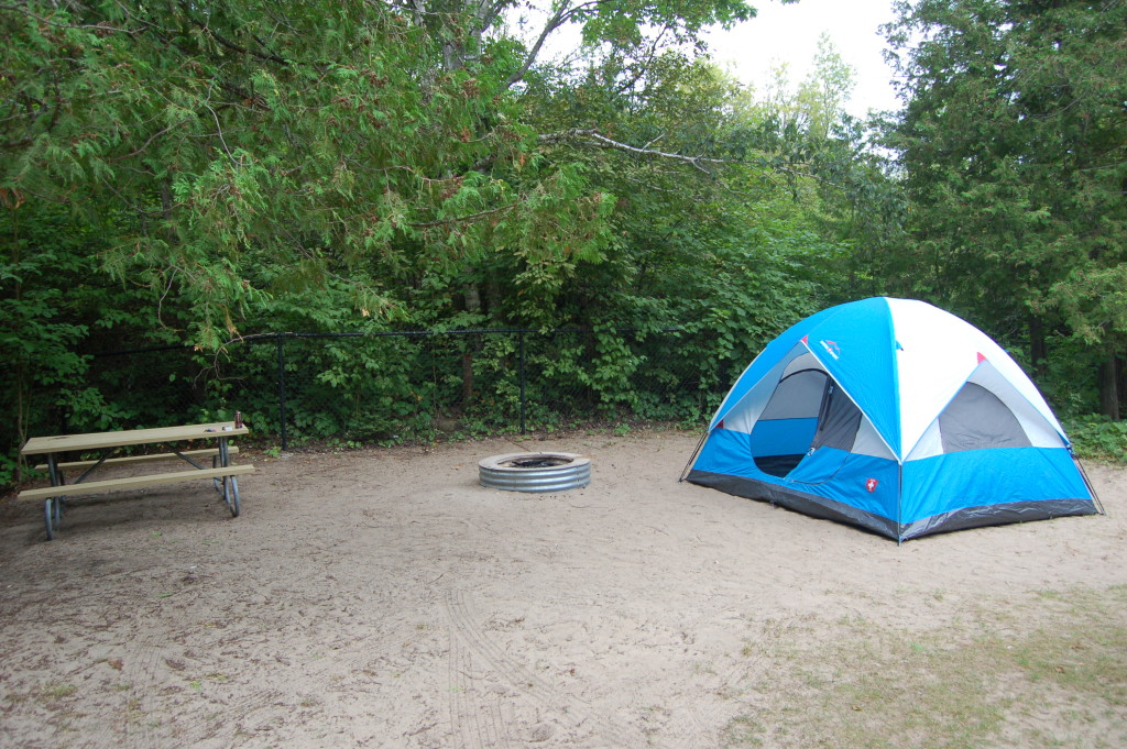 Camp Site 75 Petoskey State Park MI