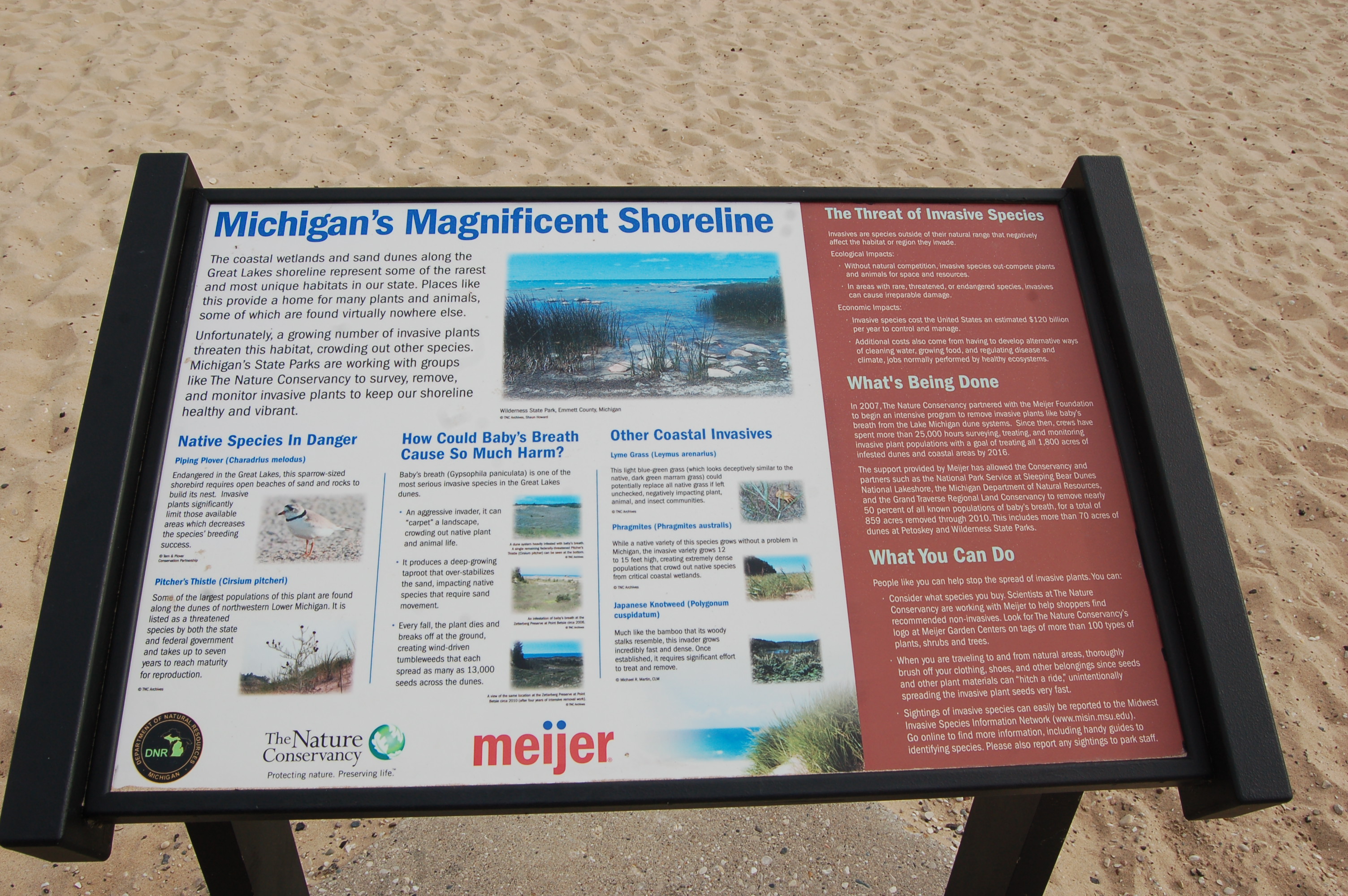 Meijer Sign Petoskey State Park
