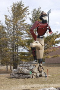 Paul Bunyan Made From Car Parts Alpena Community College