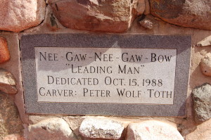 Peter Toth Indian Plaque Nee Gaw Nee Gaw Bow