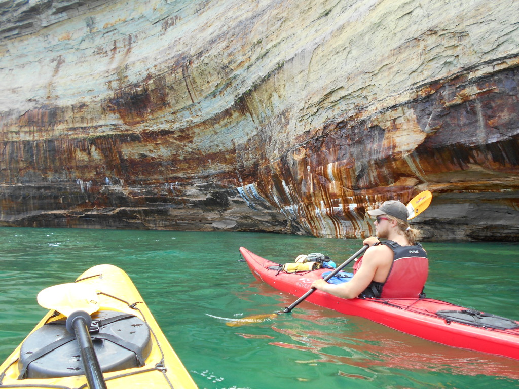 Kayaking Pictured Rocks Uncle Ducky Outdoors