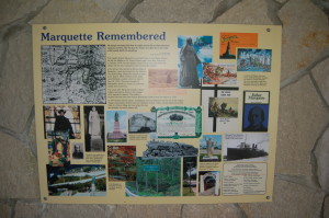 Father Marquette Memorial Places Plaque