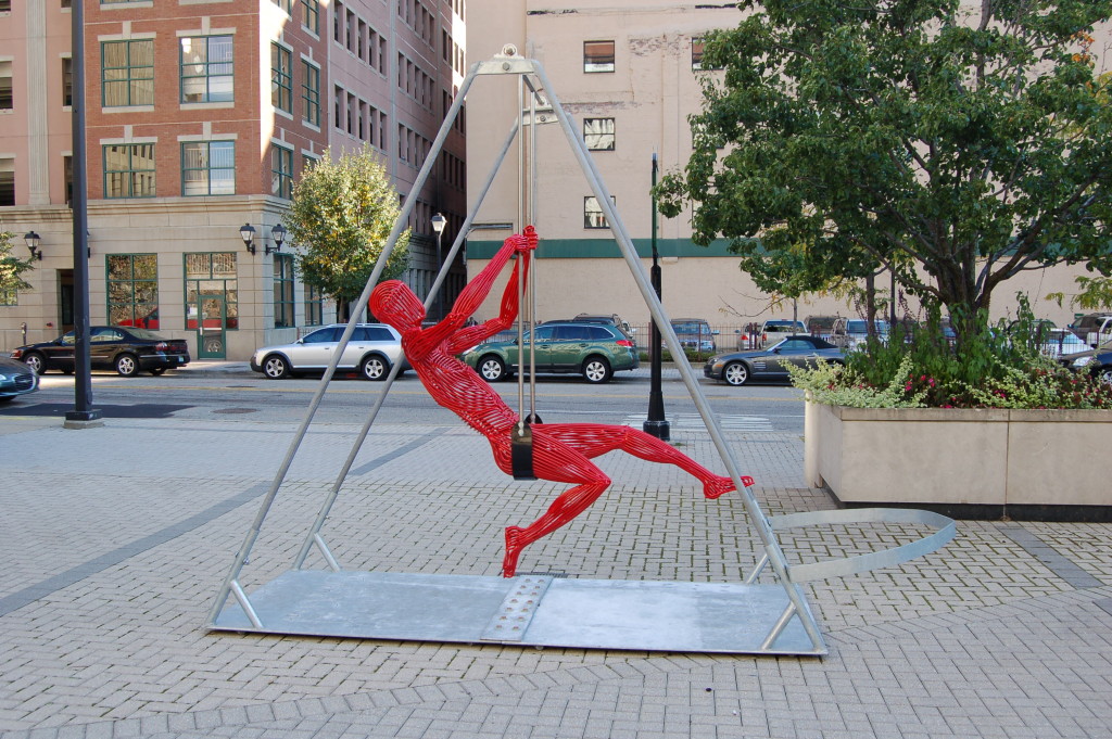 ArtPrize 2014 Red Man Swing