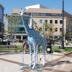 ArtPrize Blue Giraffe