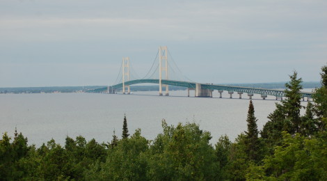 Straits State Park - Camping and Great Views of the Mackinac Bridge