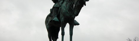Michigan Roadside Attractions: Alpheus Starkey Williams Statue on Belle Isle, Detroit