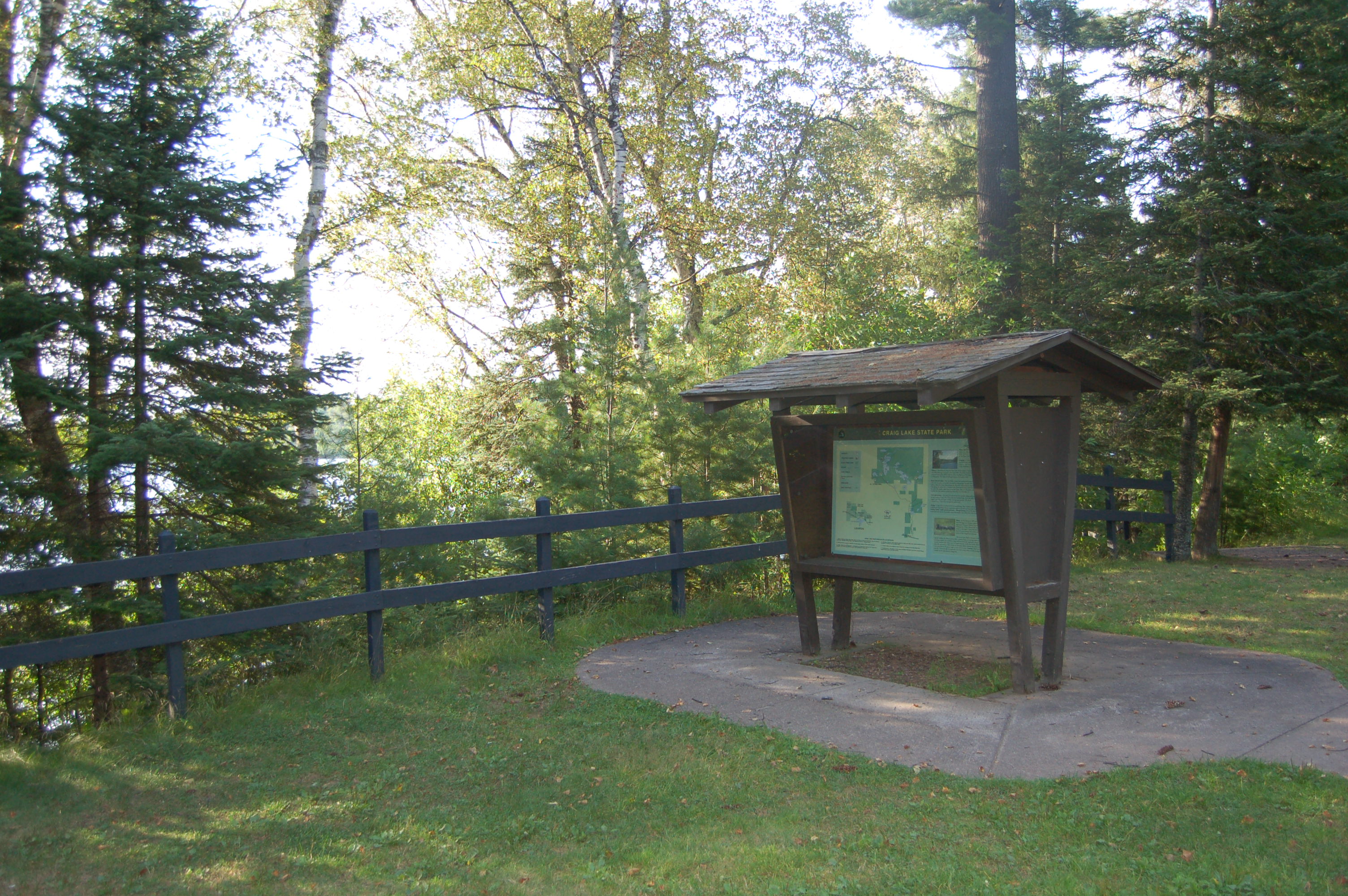 Van Riper State Park Michigan Information Sign