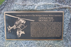 Van Riper State Park Mooselift MOWA Plaque