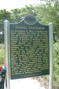 Tunnel Explosion Marker Port Huron
