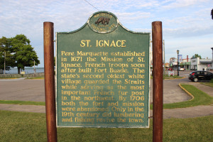 St. Ignace Michigan Historical Marker