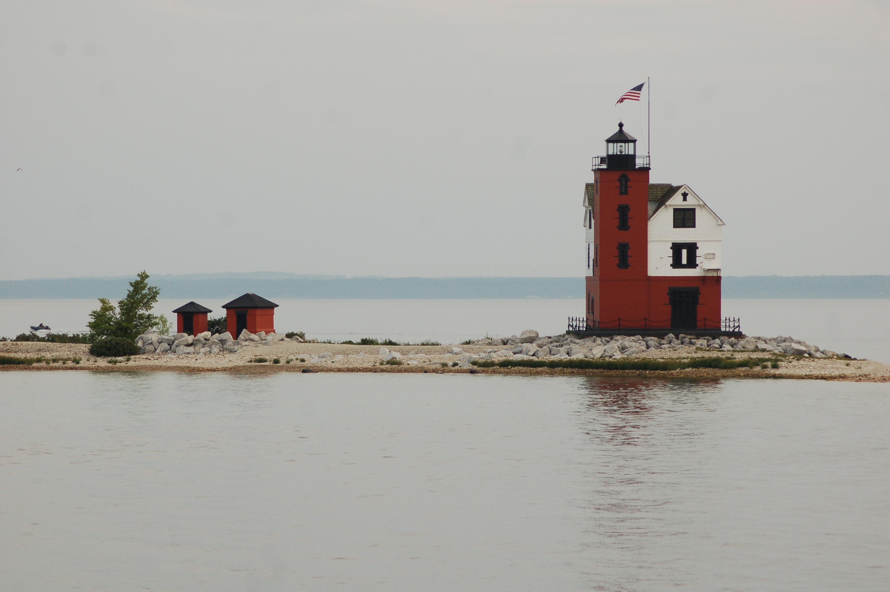 Round Island Lighthouse Michigan Mackinac