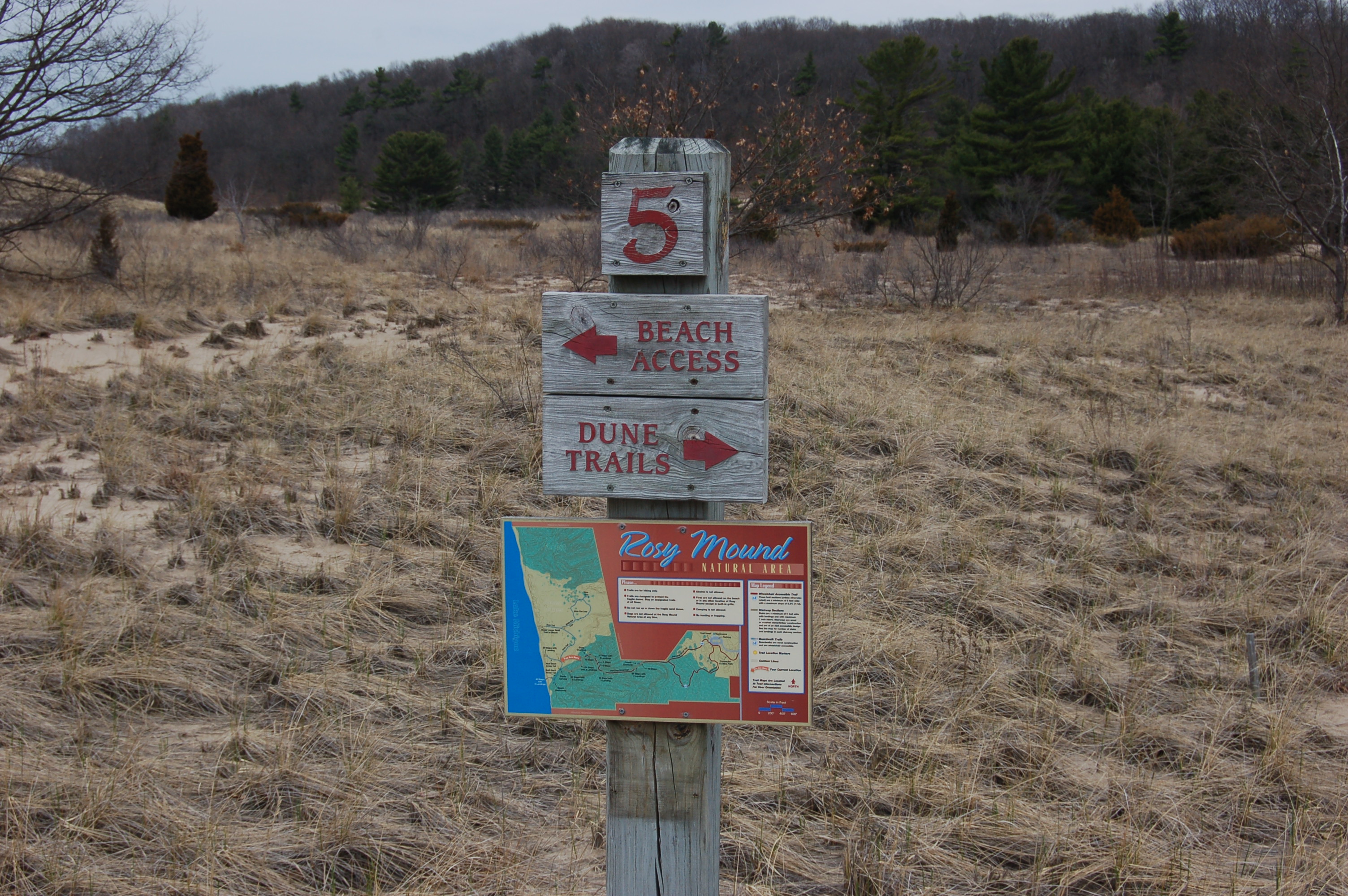 Rosy Mound Trail Signs
