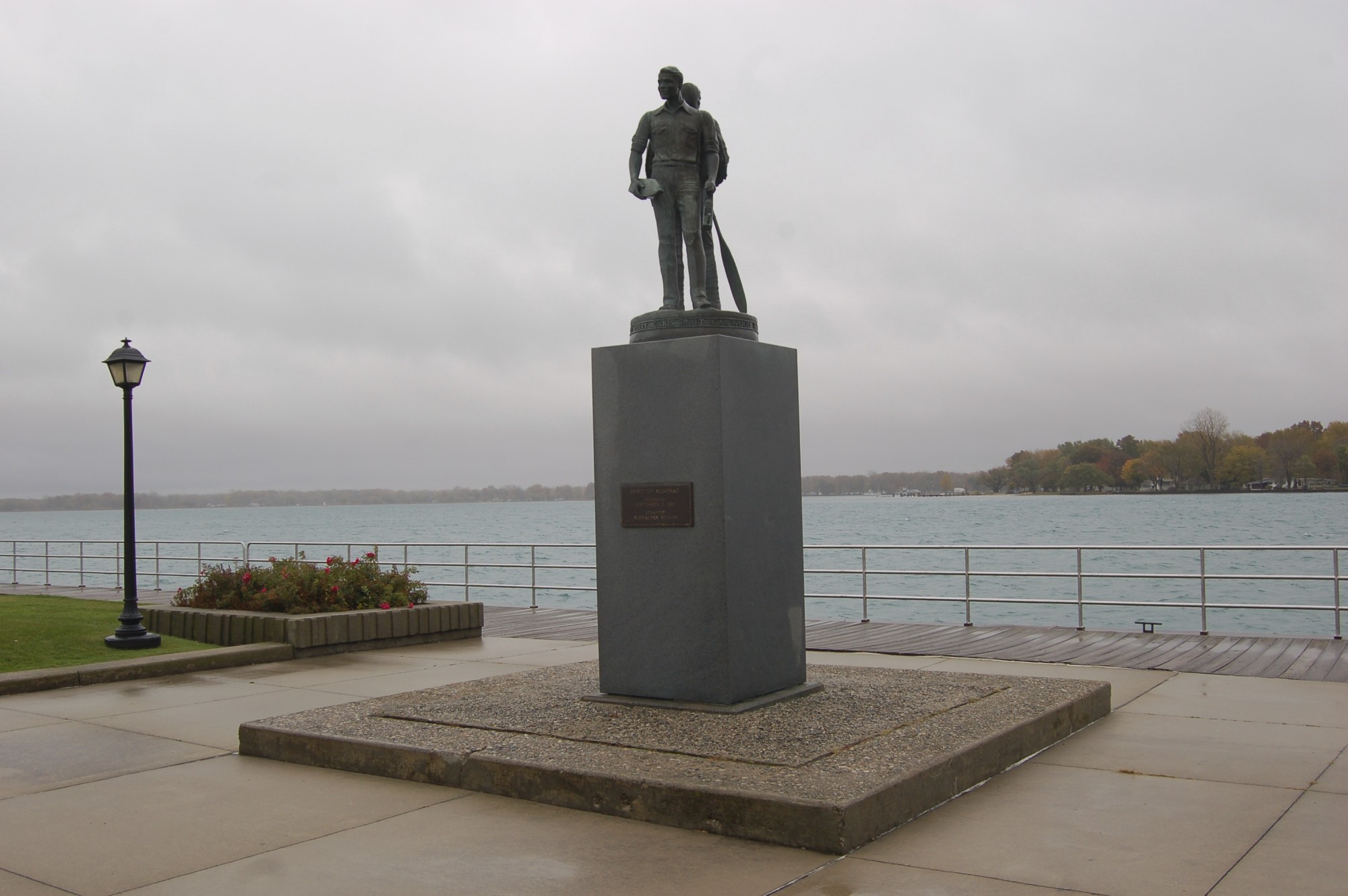 Michigan Roadside Attractions The Spirit of Algonac Sculpture Travel the Mitten