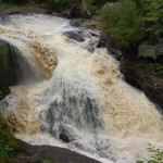 Black River Rainbow Falls Michigan
