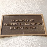 Robert H. Manning Lighthouse Plaque