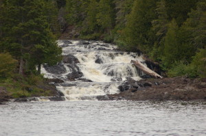 Sand Point Charters Waterfall Montreal River Michigan