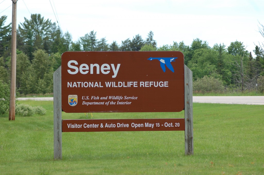 Seney National Wildlife Refuge Entrance Sign