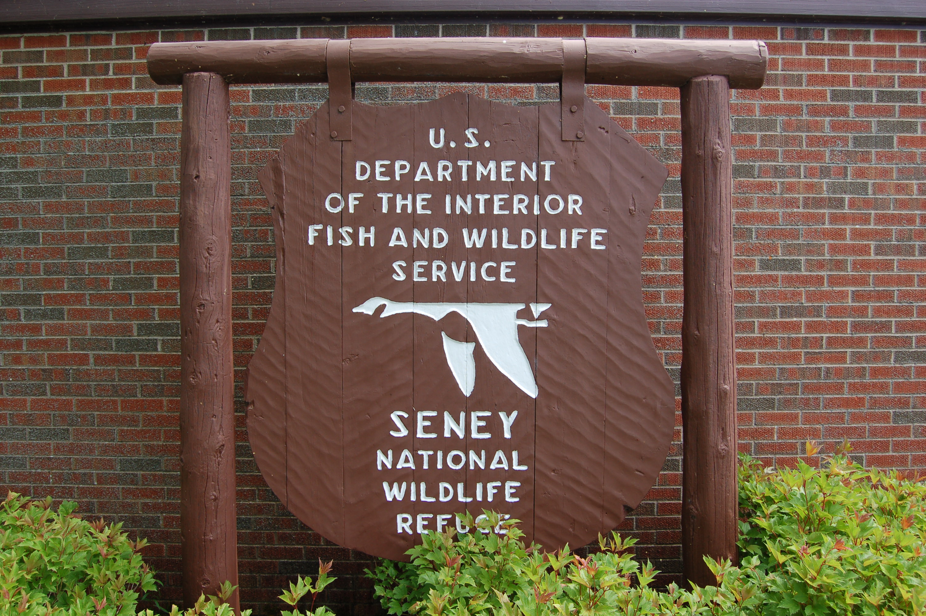 Seney National Wildlife Refuge Fish and Wildlife Service Sign