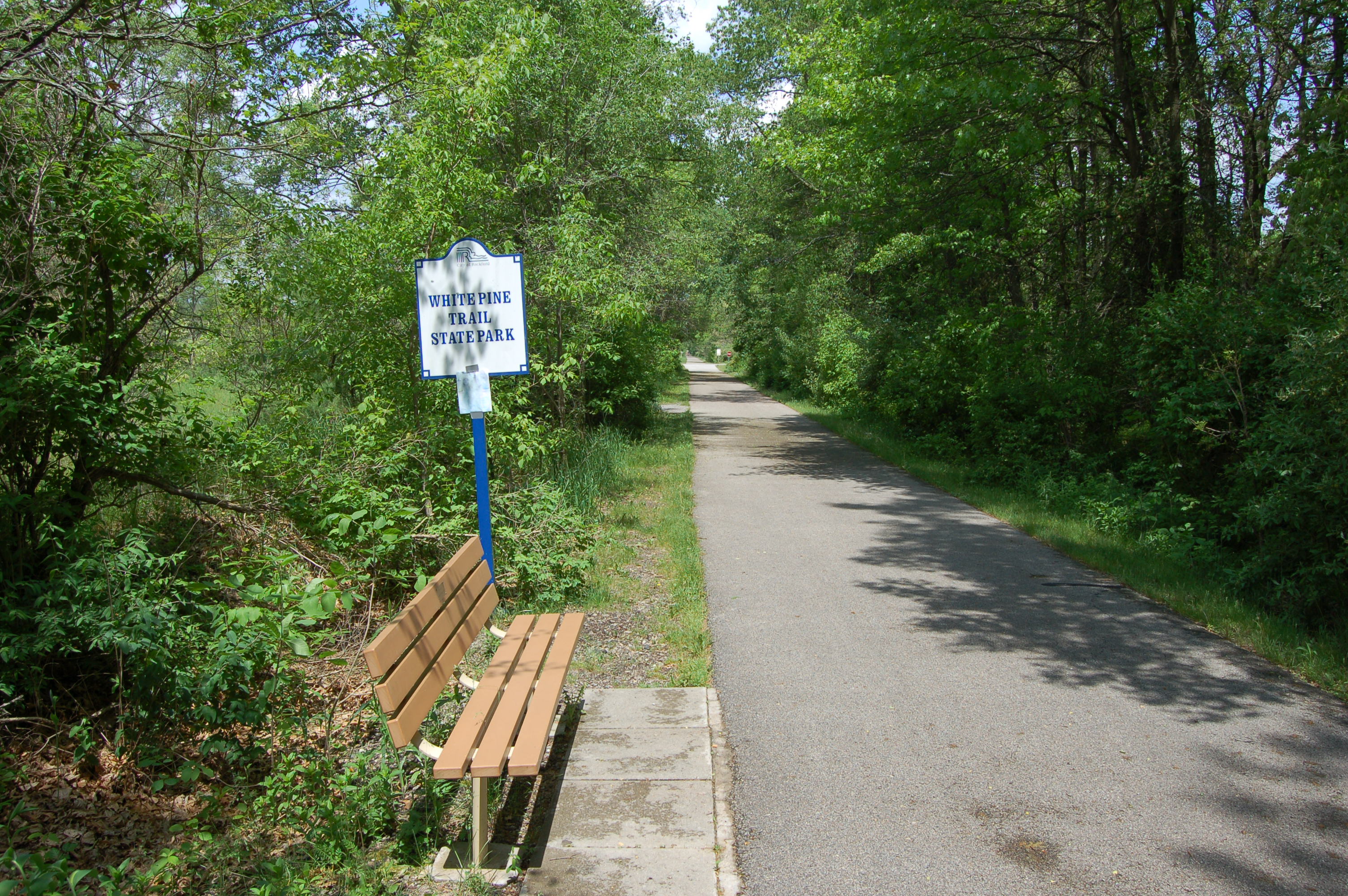 White Pine Trail Sign Rockford