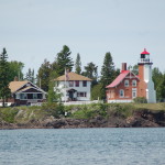 Eagle Harbor Lighthouse from Coast Guard Station