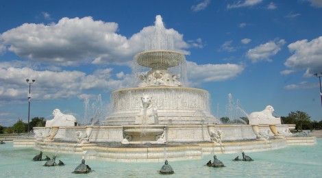 Michigan Roadside Attractions: James Scott Memorial Fountain, Belle Isle
