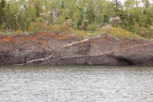 Manitou Island Lake Superior Quartz Vein