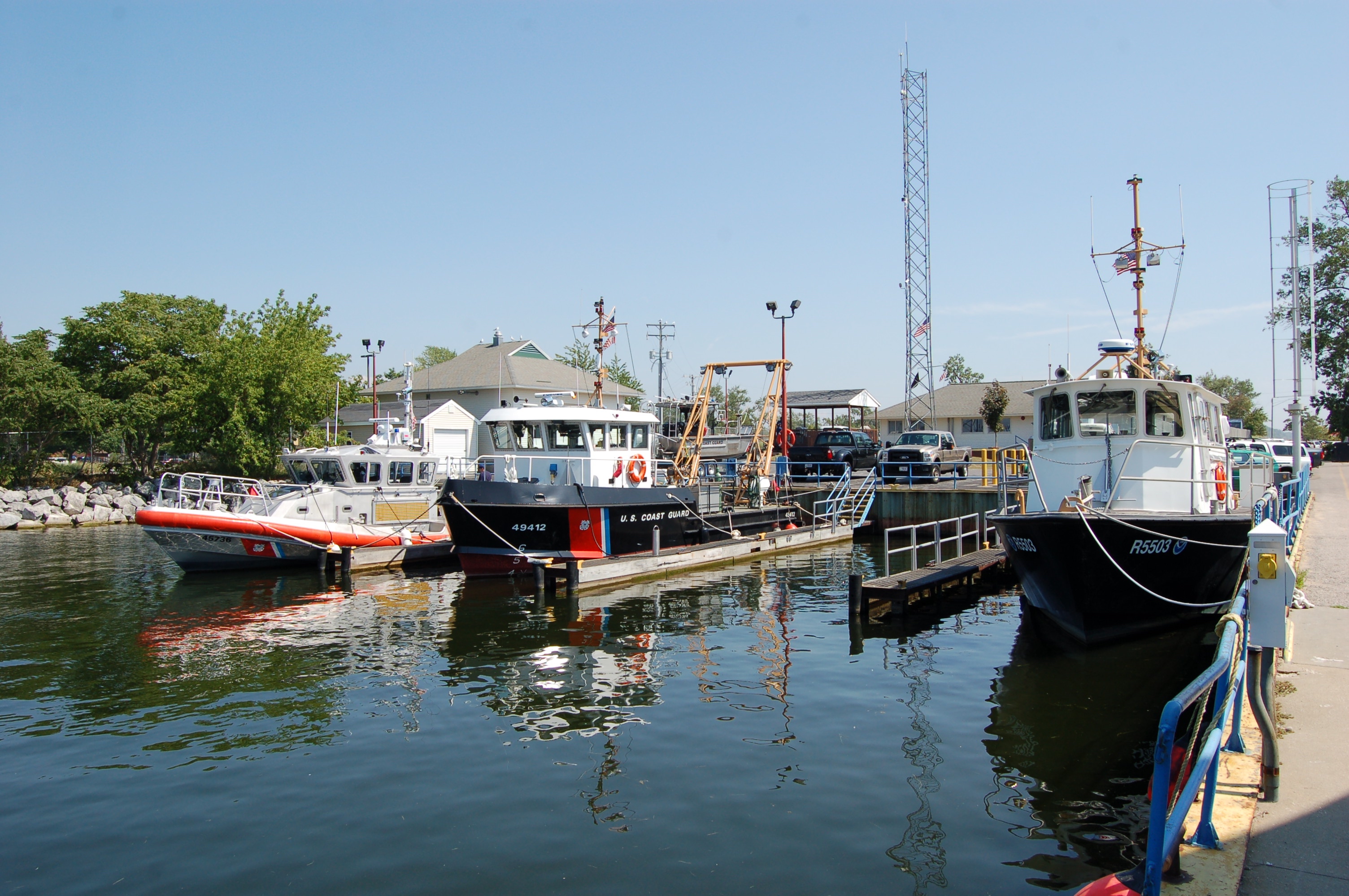 Muskegon Michigan Coast Guard Boats