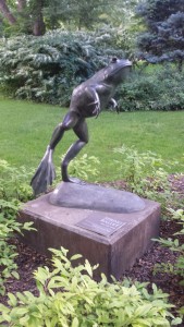 Frog Sculpture Tassell Park Grand Rapids
