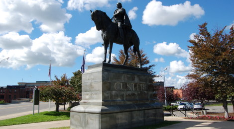Michigan Roadside Attractions: George Custer Statue in Monroe