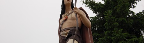 Michigan Roadside Attractions: Old Ish Statue, Ishpeming