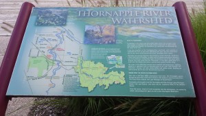 Thornapple Watershed Inof Sign Cascade Dam Park