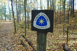 North Country Trail Sign Michigan